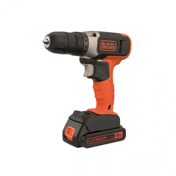 Aku bušilica - odvijač Black+Decker BCD001C1 18V sa 1.5Ah baterijom i punjačem