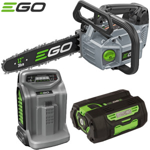 Aku pila - motorka za drvo EGO CSX3002 30cm sa baterijom 4.0Ah i brzim punjačem