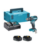 Aku bušilica-odvijač Makita 18V DDF485RFJ2 sa 2 baterije i punjačem u koferu