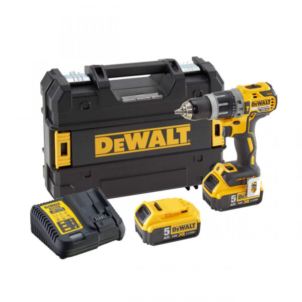 Aku udarna bušilica DeWalt DCD796P2 Brushless 18V sa dvije 5Ah baterije i punjačem u koferu