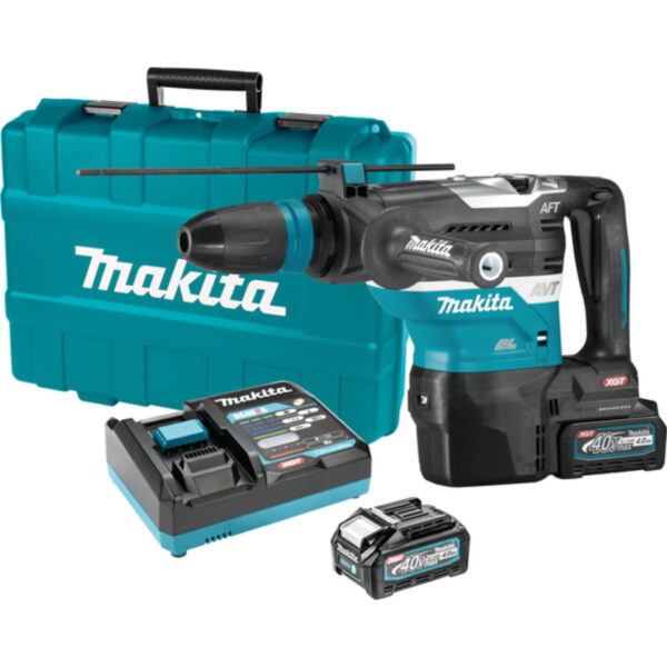 Aku udarna bušilica Makita HR005GM202 40V SDS-Max sa 2 baterije i punjačem u koferu