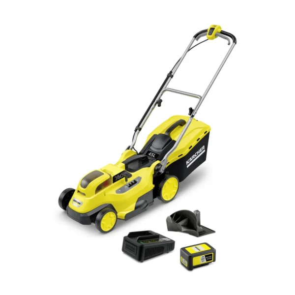 Gurajuća aku kosilica - kosačica KARCHER Battery set LMO 18 - 36 1.444-421.0 18V sa 5Ah baterijom i punjačem