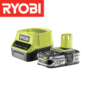Aku baterija za aku uređaje 2.5Ah i brzi punjač Ryobi 18V ONE+ RC18120-125