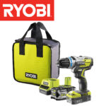 Aku udarna bušilica Ryobi R18PDBL-252S 18V sa 2 baterije i punjačem u torbi