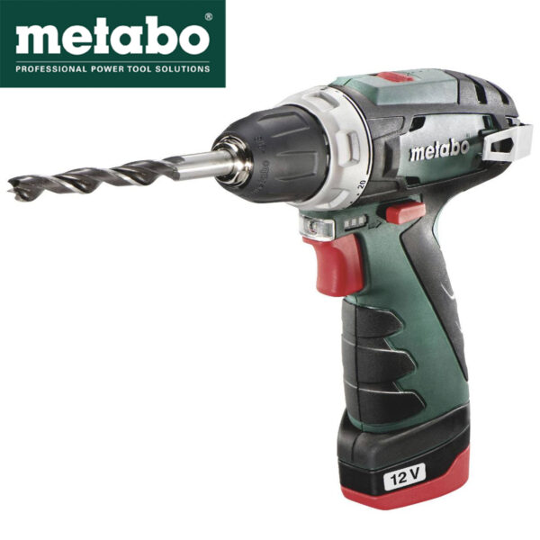 Aku bušilica - odvijač Metabo PowerMaxx BS Basic 12V 600984000 sa dvije 2Ah baterije