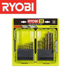 Set burgija-borera za bušilice Ryobi RAK19HSS2 HSS-G 19-dijelni 2-10mm