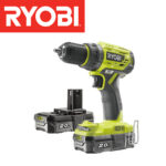 Aku bušilica-odvijač Ryobi 18V ONE+ R18DD7-220S sa 2 baterije 2.0 Ah i punjačem