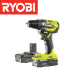 Aku bušilica-odvijač Ryobi 18V ONE+ R18DD5-220S sa dvije baterije 2.0 Ah i punjačem u torbi