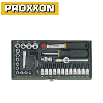 Set - garnitura nasadnih ključeva 1/4” 4-13mm - 36 dijelni Proxxon – 23080