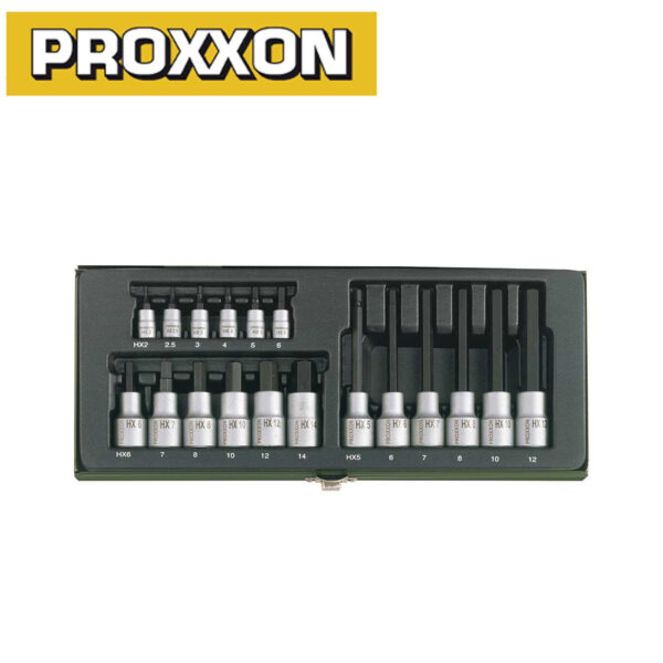 Set nasadnih ključeva imbus Proxxon 23100 2-14mm 18-dijelni