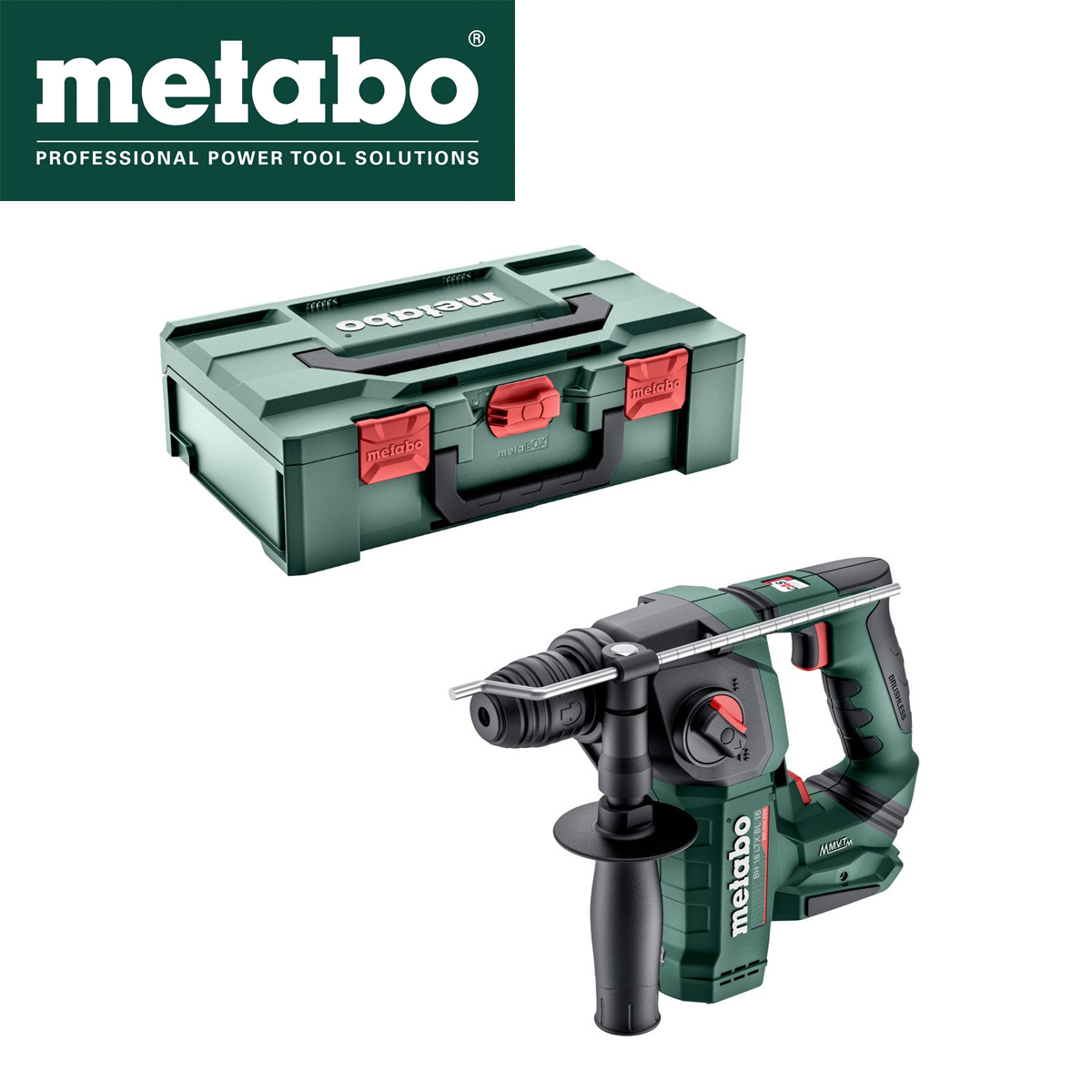 Aku udarna bušilica čekić BH 18 LTX BL 16 Metabo 600324840 Aku udarna bušilica Metabo BH 18 600324840 LTX BL 16 SDS-Plus 18V u koferu