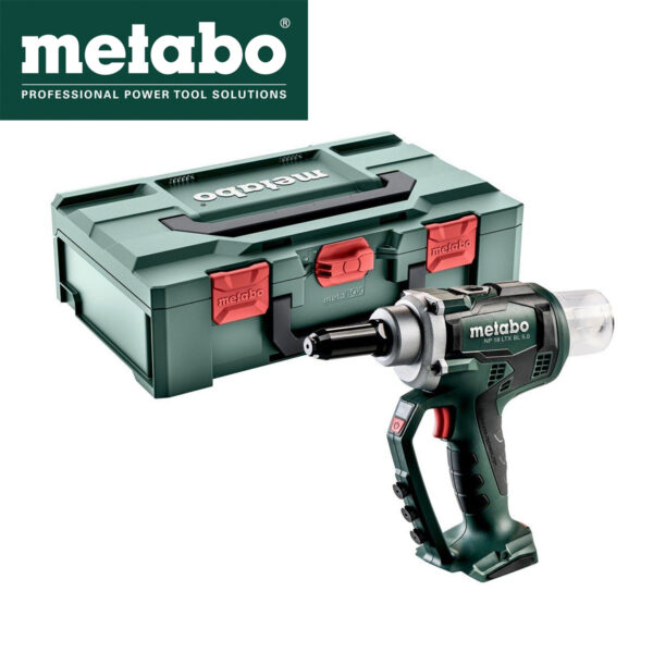 Aku pištolj za pop nitne Metabo NP 18 LTX BL 5.0 619002840 18V u koferu