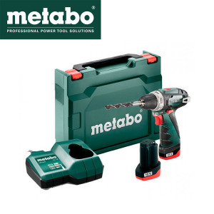 Aku bušilica - odvijač Metabo Powermaxx BS 12V 600984500 sa dvije 2Ah baterije i punjačem u koferu