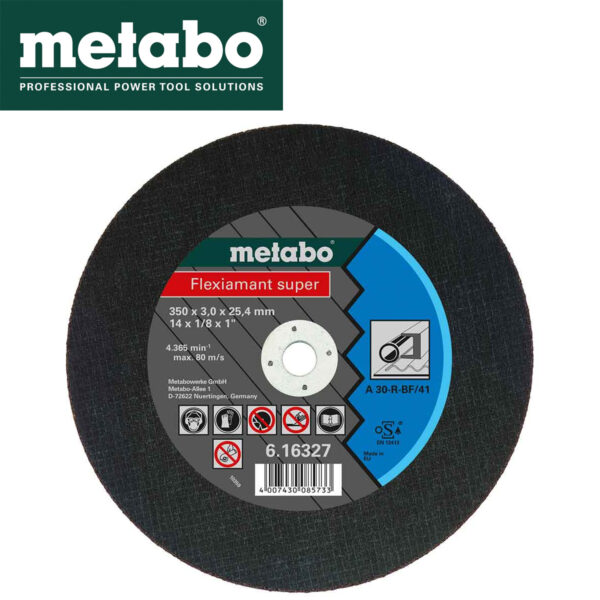 Rezna ploča za brusilicu Metabo Flexiamant Super za željezo 616327000 350x25.4mm