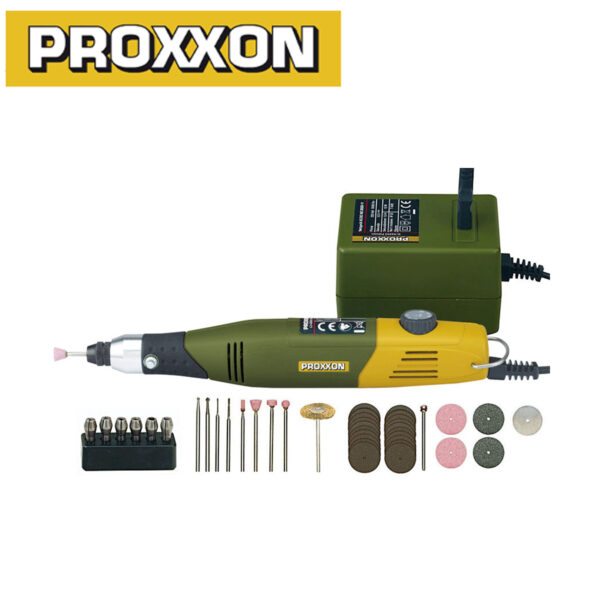 Električni višenamjenski alat za bušenje i brušenje Proxxon Micromot 60/E sa priborom i ispravljačem 28515