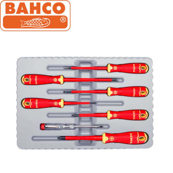 Set izvijača - šrafcigera pljosnati i križni BAHCO B220.027 7-dijelni