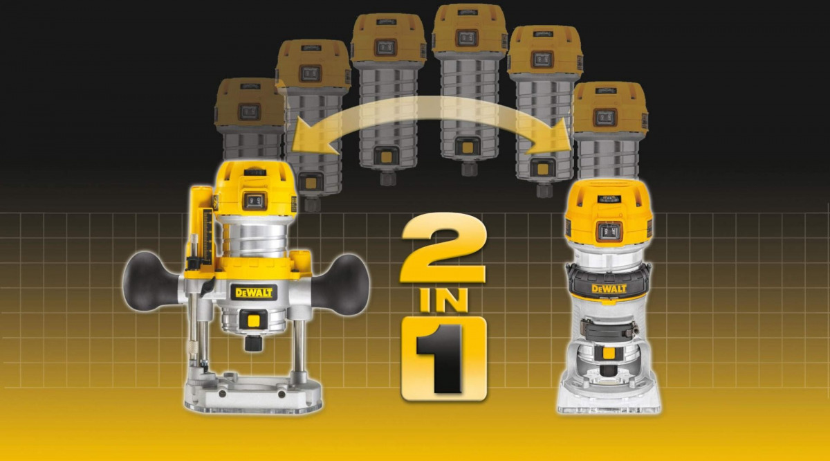 Električna glodalica za utore za drvo - keksarica DeWalt D26204K 900W sa priborom u koferu