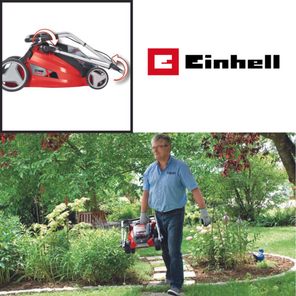 Gurajuća aku kosilica - kosačica Einhell GE-CM 36 Li Kit Expert Plus 36V 3413060 36cm sa 2 baterije 3Ah i 2 punjača