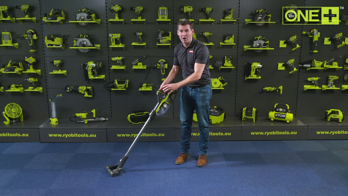 Aku usisivač za suho usisavanje Ryobi 18V ONE+ sa baterijom 4.0 Ah i punjačem R18SV7-140G