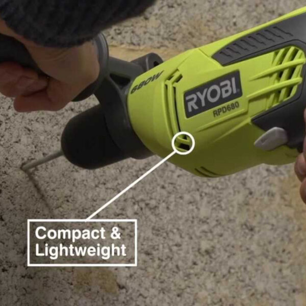 Električna udarna bušilica Ryobi RPD680-K 680W
