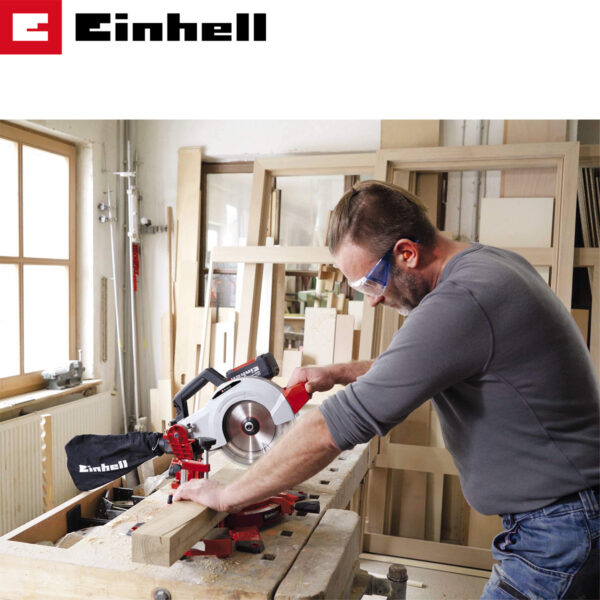 Aku potezno nagibna pila - štucer TE-MS Einhell 18/210 LI -solo 4300890 PXC 18V 210mm