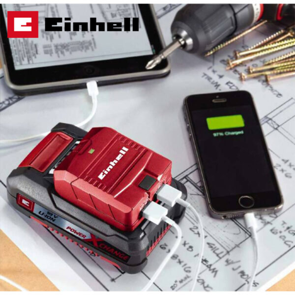 Aku USB eksterni punjač za mobitele Einhell TC-CP 18 Li USB-Solo 4514120 18V