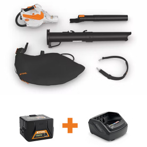 Aku puhač-duvač - usisivač lišća STIHL SHA 56 SET sa baterijom AK 20 i punjačem AL 101