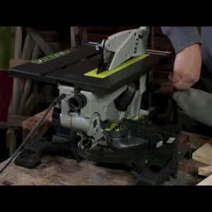 Električna potezno-nagibna pila - štucer Ryobi RTMS1800-G 1800W 254mm