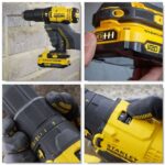 Aku udarna bušilica Stanley SFMCD711C2K 18V 50Nm sa 2 baterije 1.5Ah i punjačem u koferu