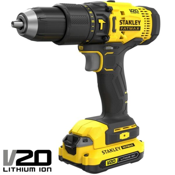 Aku udarna bušilica Stanley SFMCD711C2K 18V 50Nm sa 2 baterije 1.5Ah i punjačem u koferu