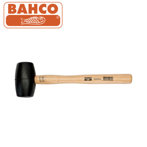 Gumeni čekić sa drvenom drškom BAHCO 3625RM-65 fi-65mm